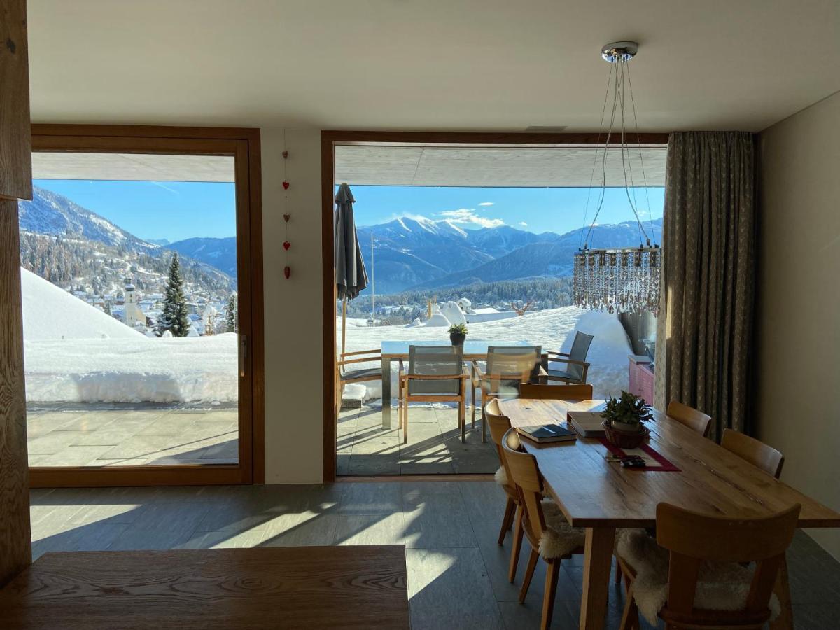 Casa Admisa, Spektakulaere Aussicht, Ski In And Out, Hochwertige Einrichtung, Valserstein Und Eiche Flims Exterior photo