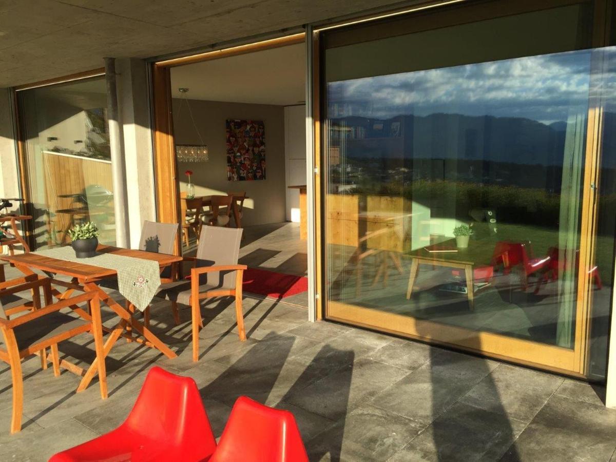 Casa Admisa, Spektakulaere Aussicht, Ski In And Out, Hochwertige Einrichtung, Valserstein Und Eiche Flims Exterior photo