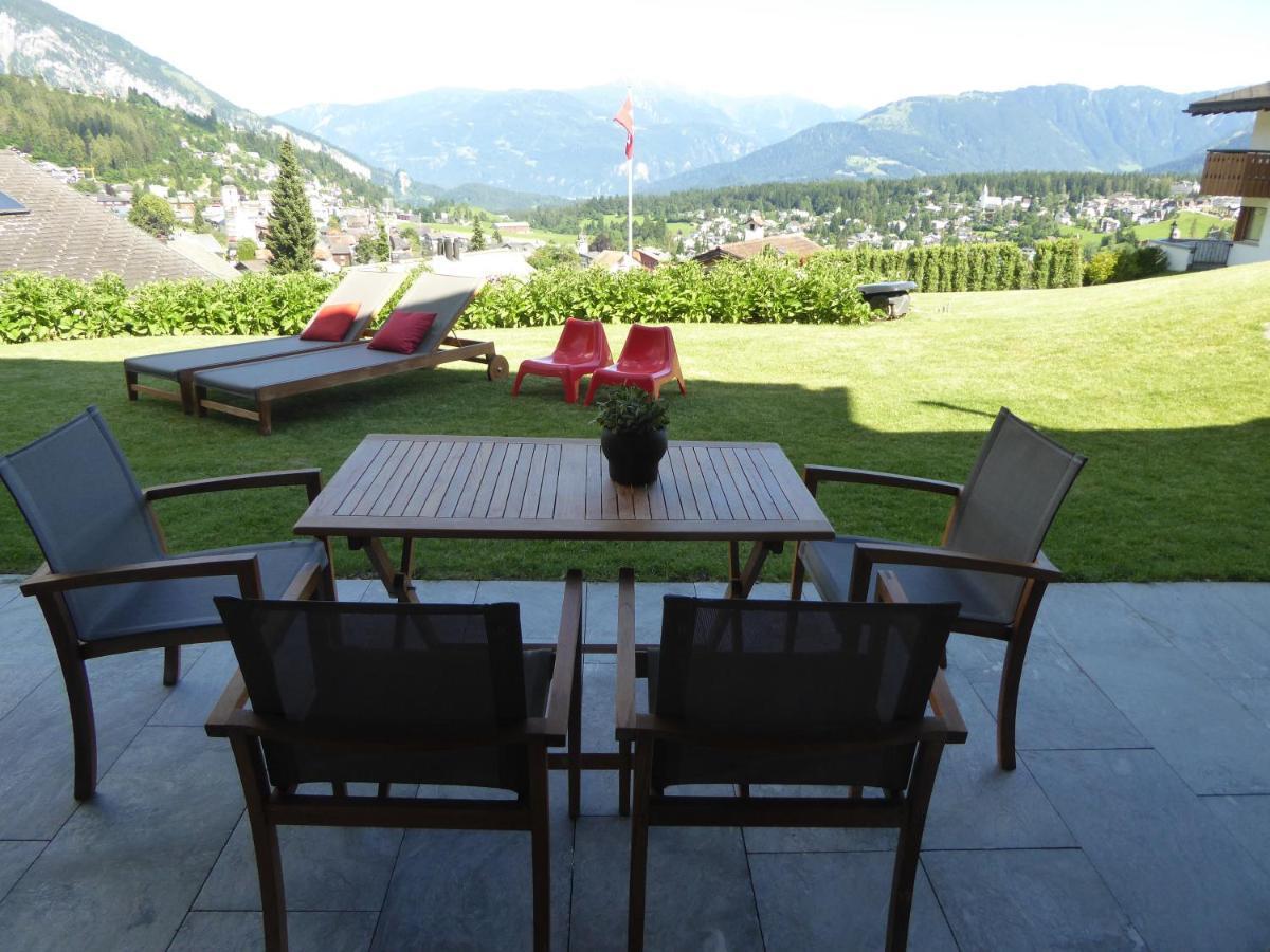 Casa Admisa, Spektakulaere Aussicht, Ski In And Out, Hochwertige Einrichtung, Valserstein Und Eiche Flims Exterior photo